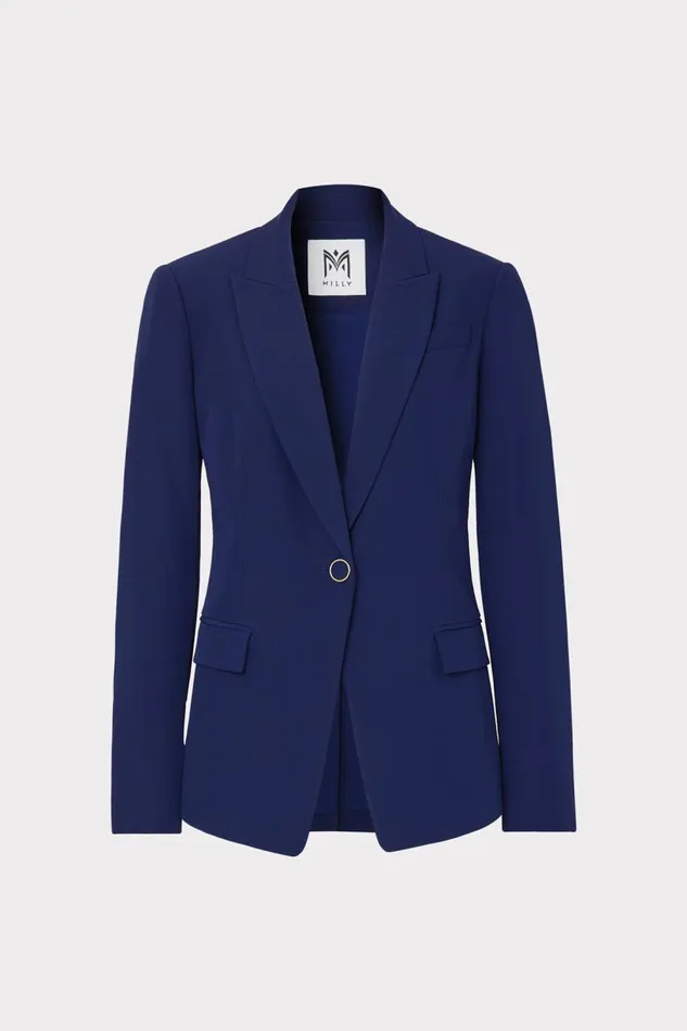 Women Blazers Milly Avery Cady Blazer Navy