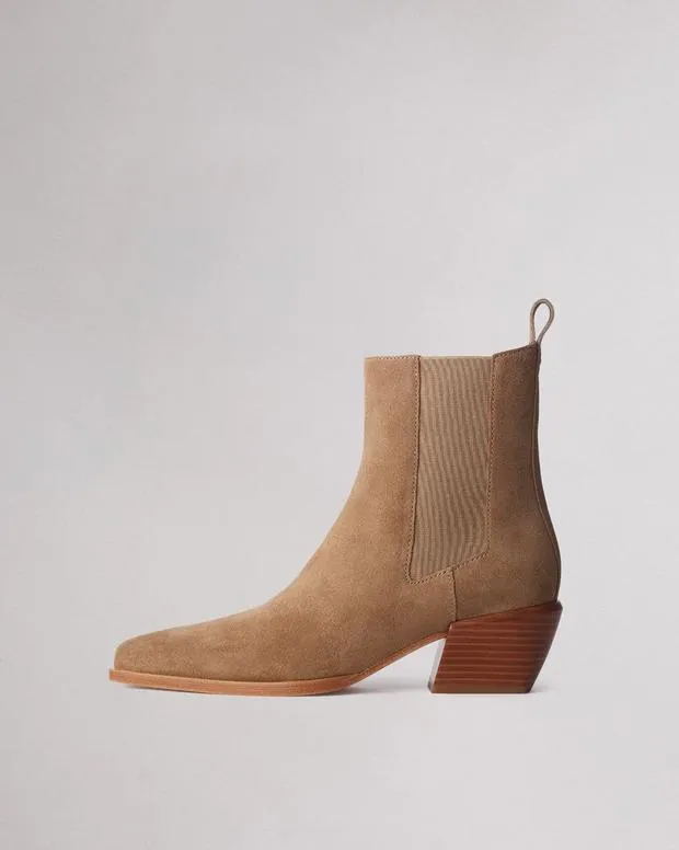 Women Boots Rag and Bone Joni Chelsea Boot Camel Suede