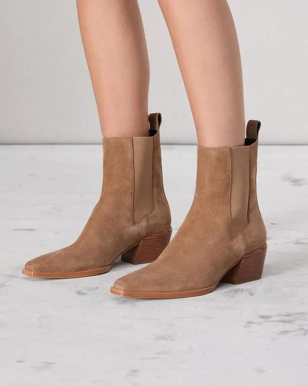 Women Boots Rag and Bone Joni Chelsea Boot Camel Suede