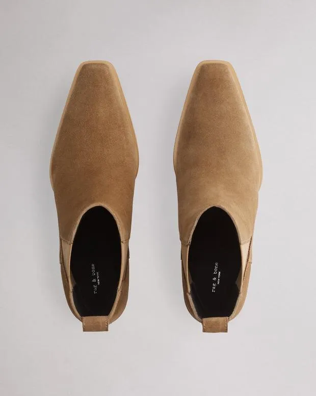 Women Boots Rag and Bone Joni Chelsea Boot Camel Suede