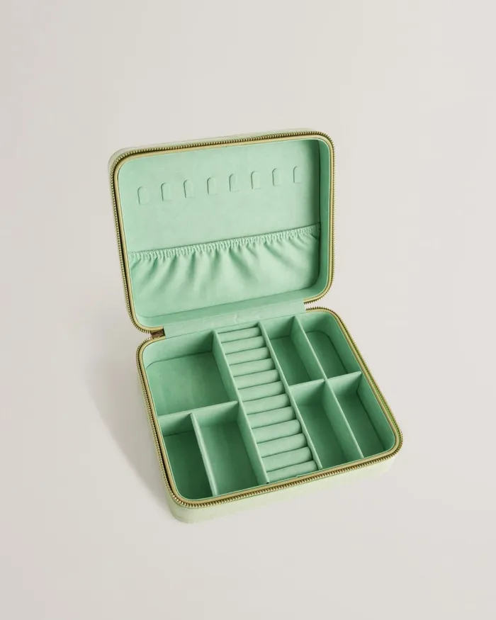 Women BRENDYY 8211 Large Croc Effect Jewellery Case Pale Green Ted Baker Jewellery Women BRENDYY 8211 Large Croc Effect Jewellery Case Pale Green Ted Baker Jewellery