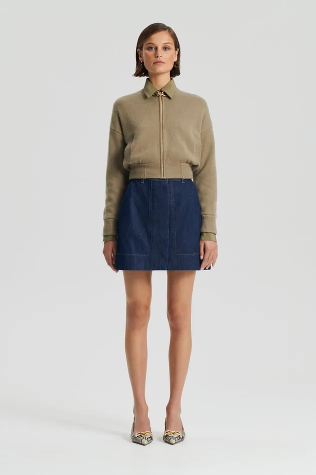Women CASHMERE BOMBER TRENCH Jackets Scanlan Theodore