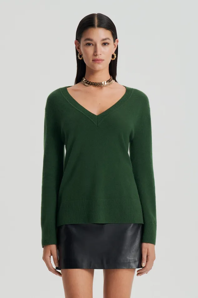 Women CASHMERE V CYPRESS Sweaters Scanlan Theodore Women CASHMERE V CYPRESS Sweaters Scanlan Theodore