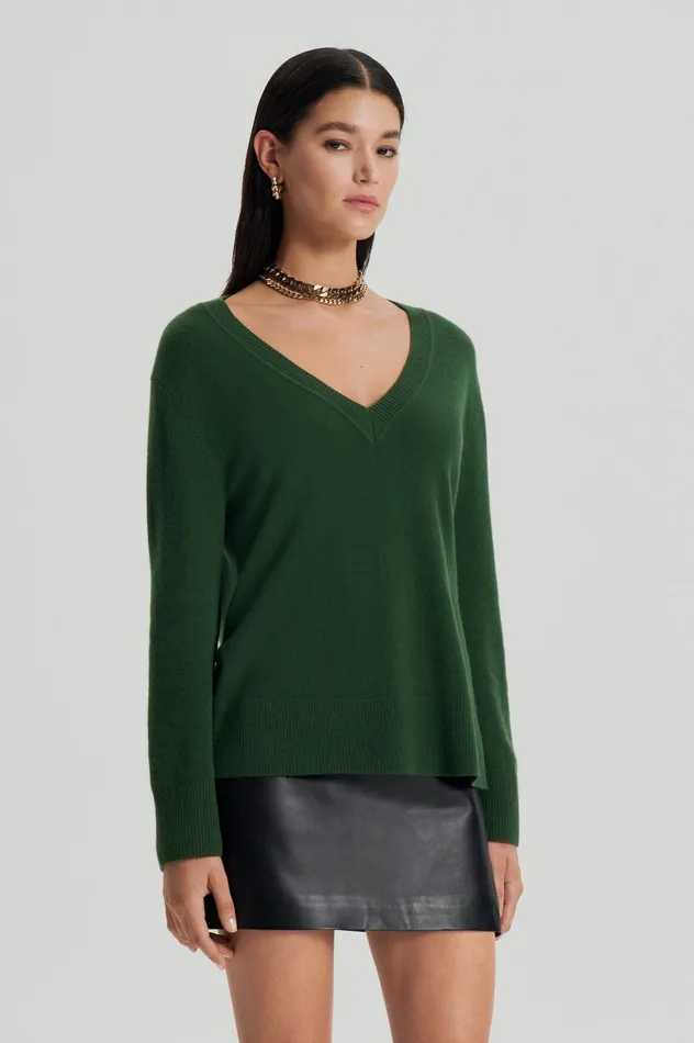 Women CASHMERE V CYPRESS Sweaters Scanlan Theodore Women CASHMERE V CYPRESS Sweaters Scanlan Theodore