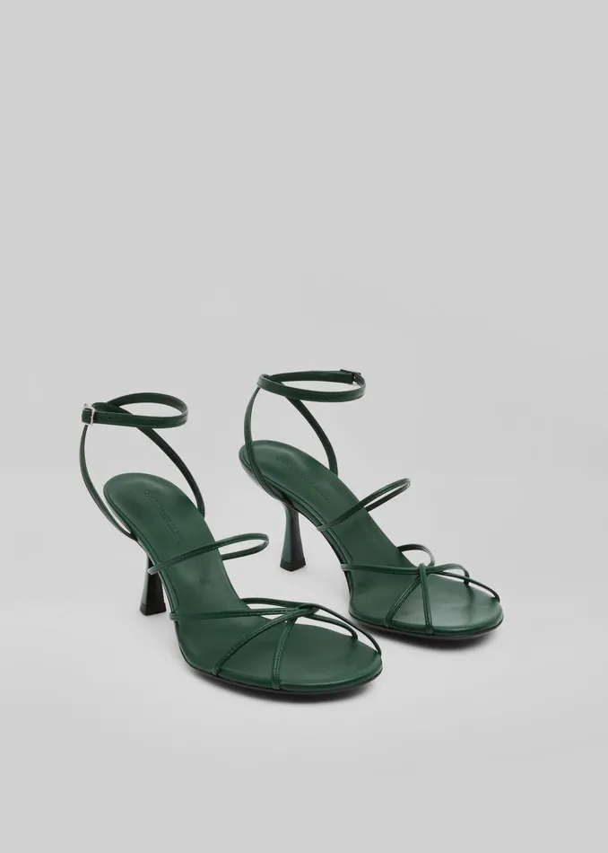 Women Christopher Esber Blaze Heels 8211 Evergreen The Frankie Shop