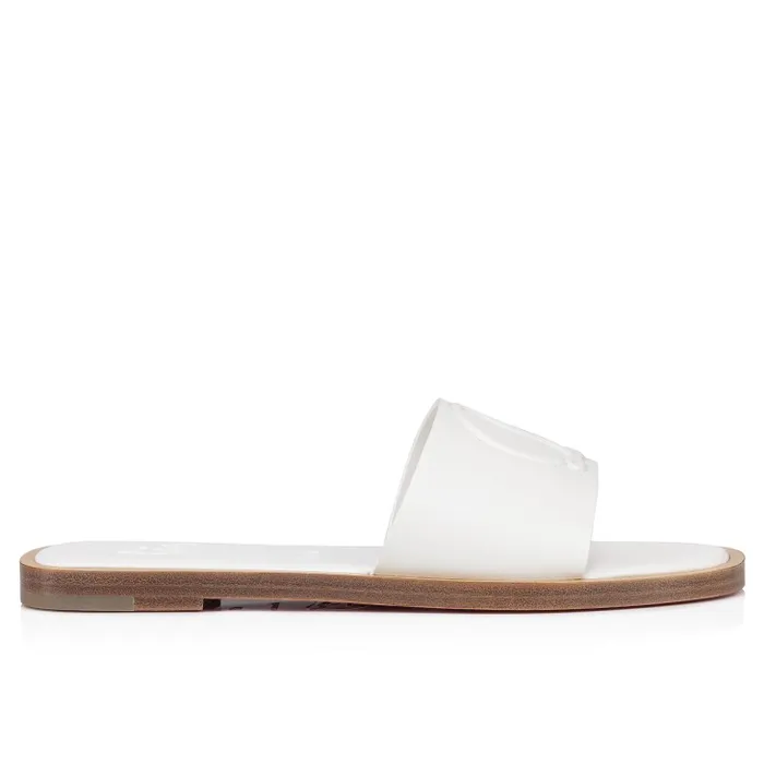 Women CL Mule Mules 8211 Nappa Leather 8211 Bianco Christian Louboutin Mules