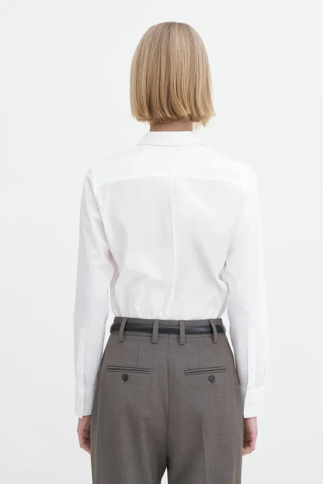 Women Classic Stretch Shirt White Filippa K Shirts and Blouses