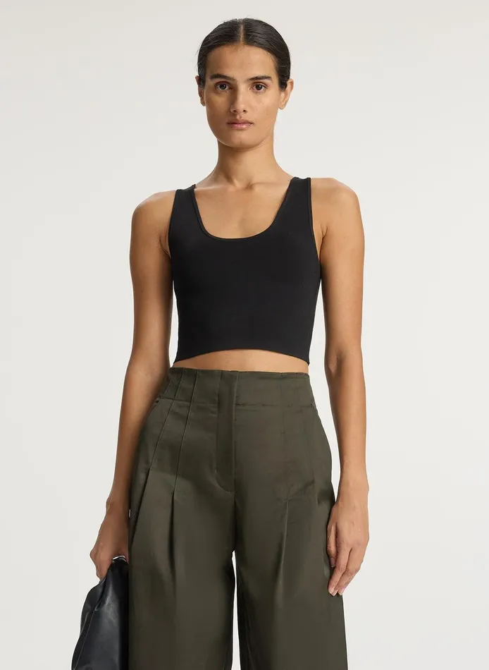 Women Cleo Compact Knit Top Black ALC Knitwear