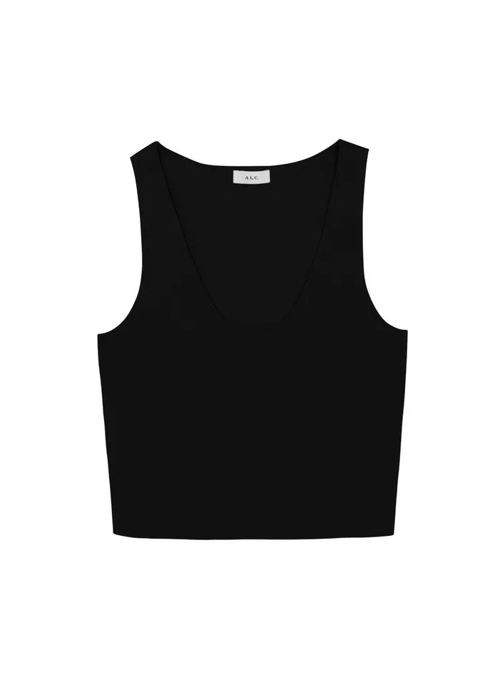 Women Cleo Compact Knit Top Black ALC Knitwear