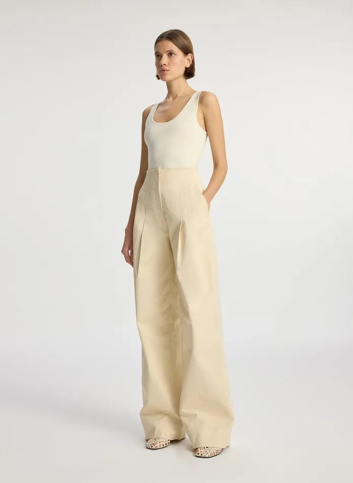 Women Cleo Compact Knit Top Bone ALC Tops