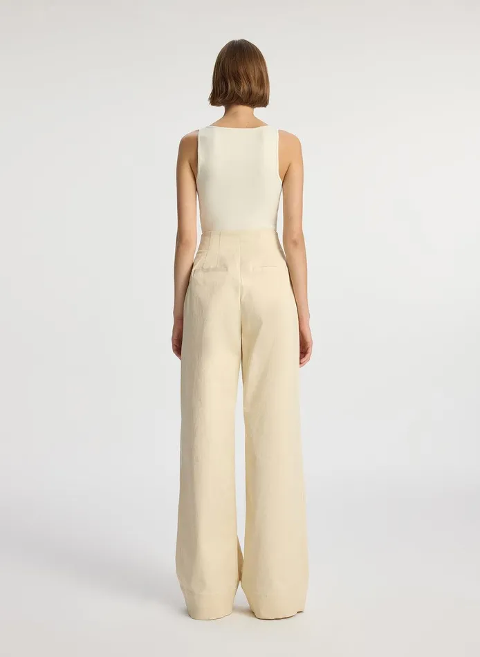Women Cleo Compact Knit Top Bone ALC Tops