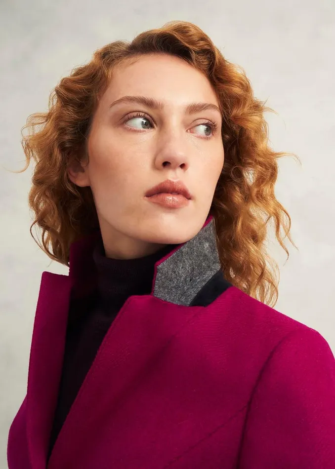 Women Coats and Jackets Hobbs Hackness Jacket Pink