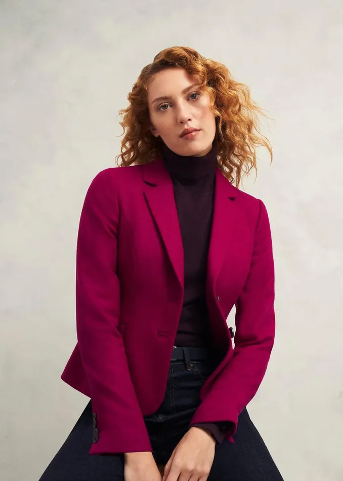 Women Coats and Jackets Hobbs Hackness Jacket Pink
