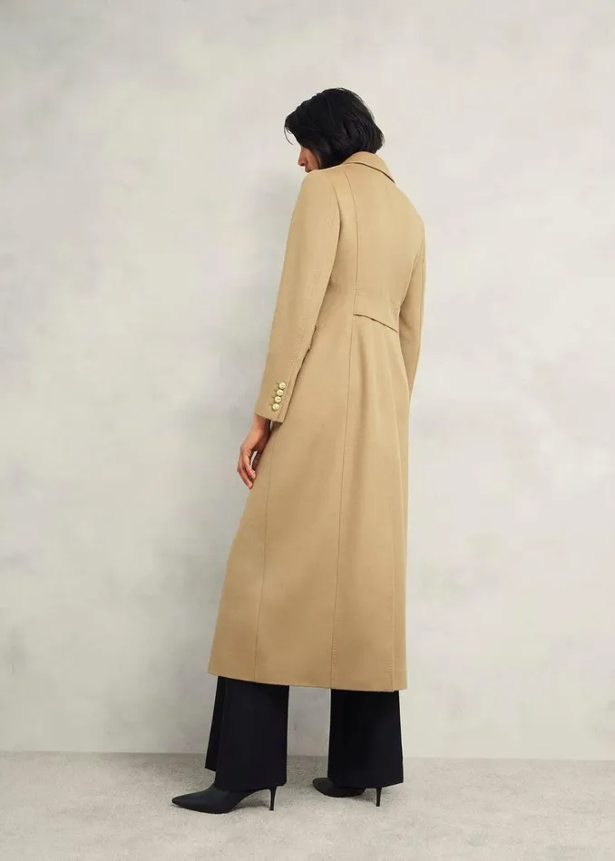 Women Coats and Jackets Hobbs Richmond Wool Maxi Coat Camel