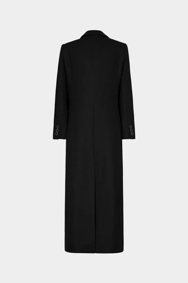 Women Coats and Jackets Milly Double Breasted Wool Coat Black Women Coats and Jackets Milly Double Breasted Wool Coat Black