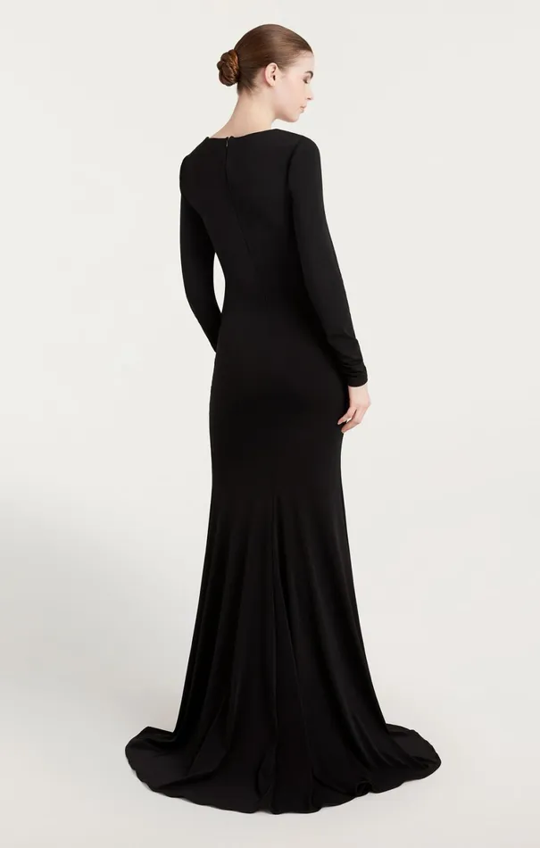 Women Cocktail and Evening Cinq Sept Perri Gown Black