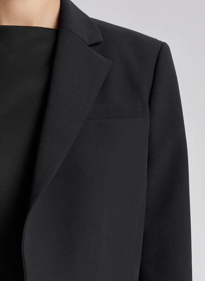 Women Cole Cropped Jacket Black ALC Jackets and Coats