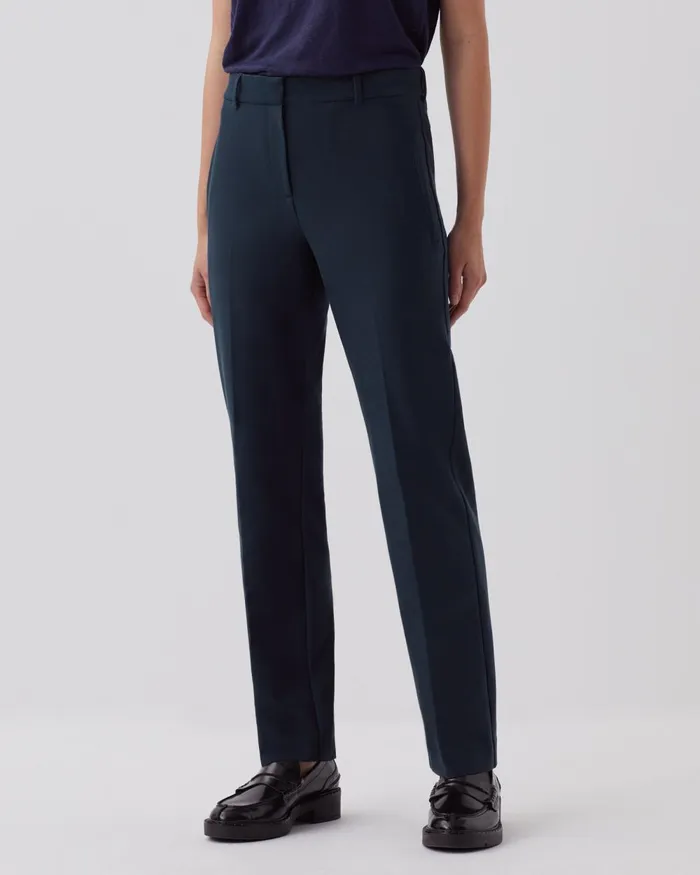 Women Colette 8211 Slim Fit Straight Trousers Blueberry Comptoir Des Cotonniers Trousers Women Colette 8211 Slim Fit Straight Trousers Blueberry Comptoir Des Cotonniers Trousers