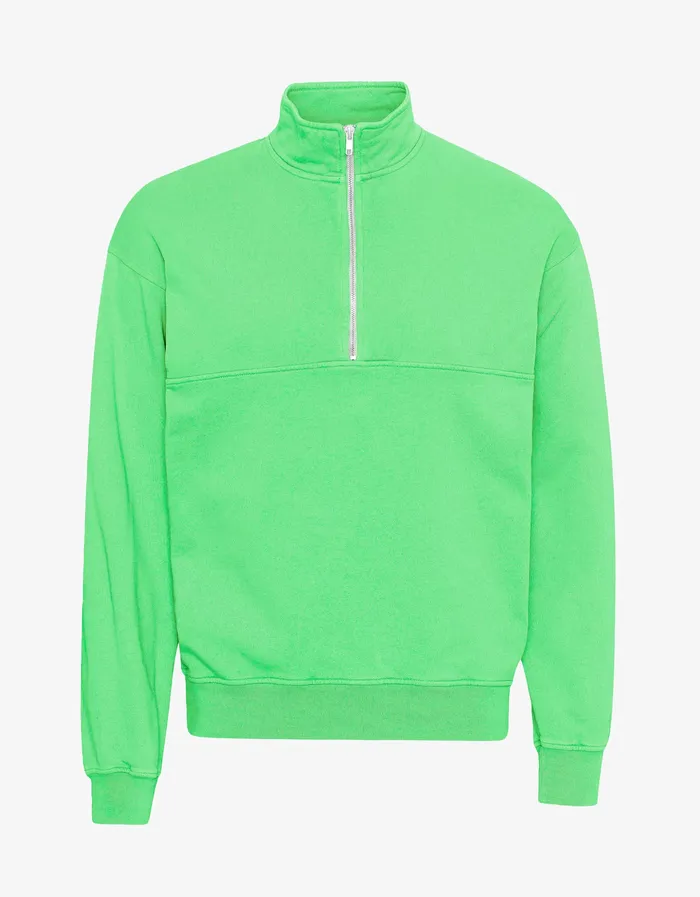 Women Colorfulstandard Organic Quarter Zip 8211 Spring Green Quarter Zips