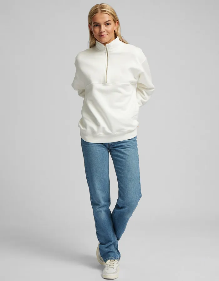 Women Colorfulstandard Organic Quarter Zip 8211 Spring Green Quarter Zips
