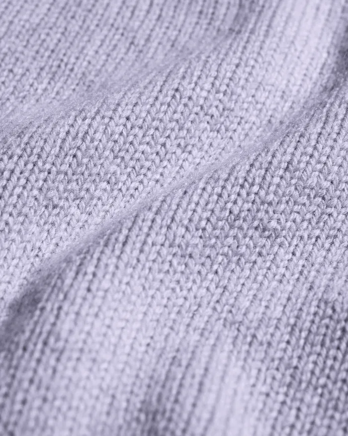Women Colorfulstandard Oversized Merino Wool Crew 8211 Soft Lavender Knit Sweaters