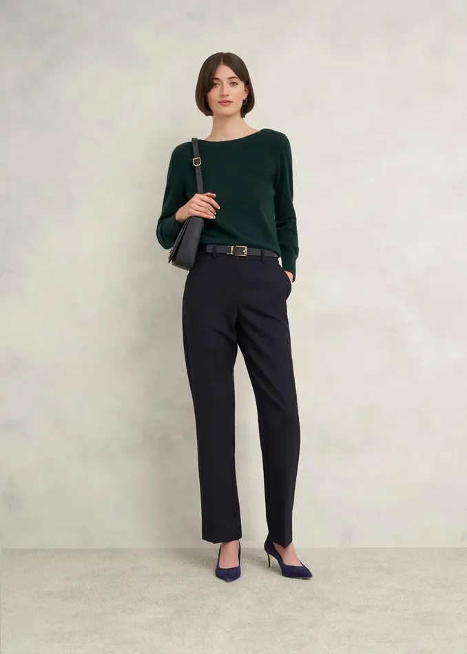 Women Court Shoes Hobbs Leila Suede Court Shoes Midnight