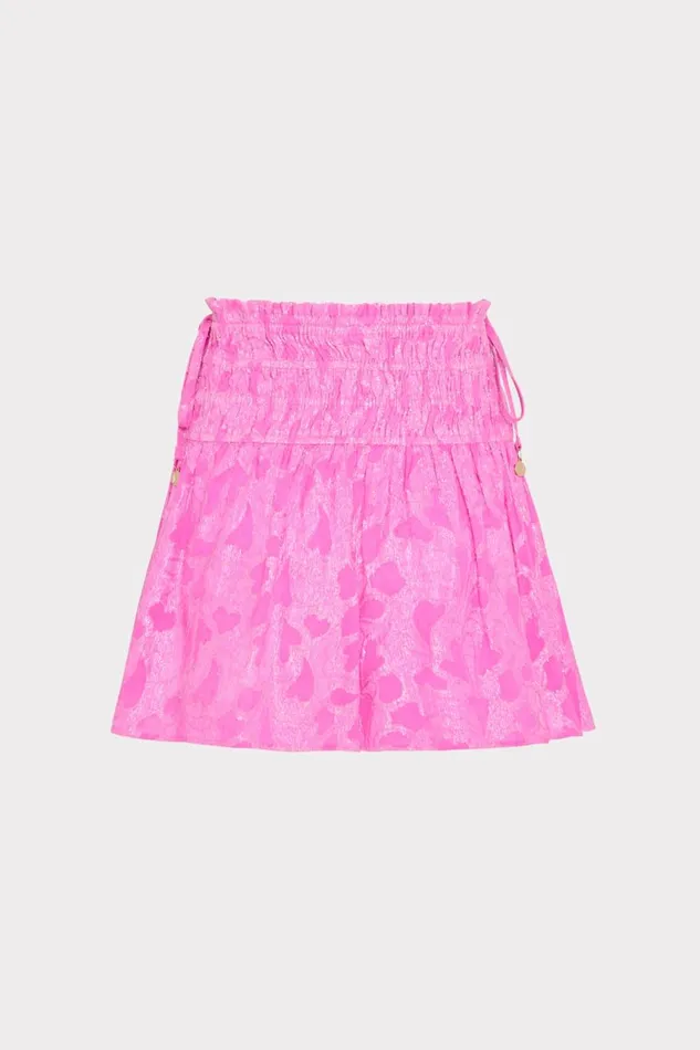 Women CoverUps Milly Wendy Lurex Jacquard Shorts Pink