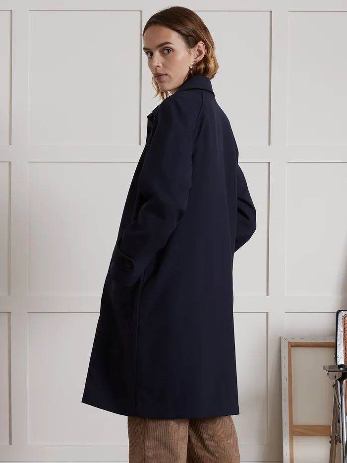 Women Cyrillus Clothing DoubleSided Fabric Car Coat Encre