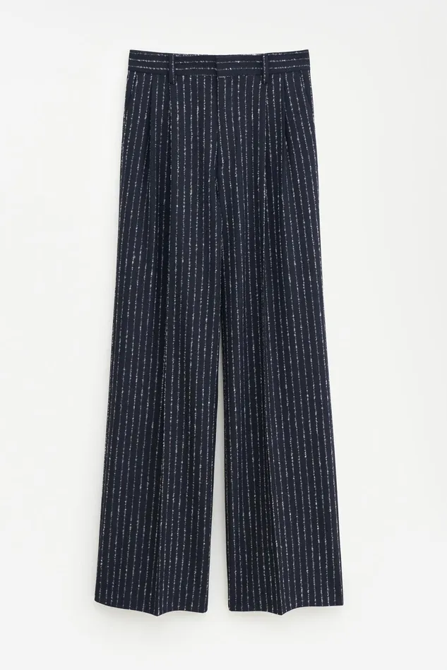 Women Darcey Pinstripe Trousers Black Pinstripe Filippa K Trousers