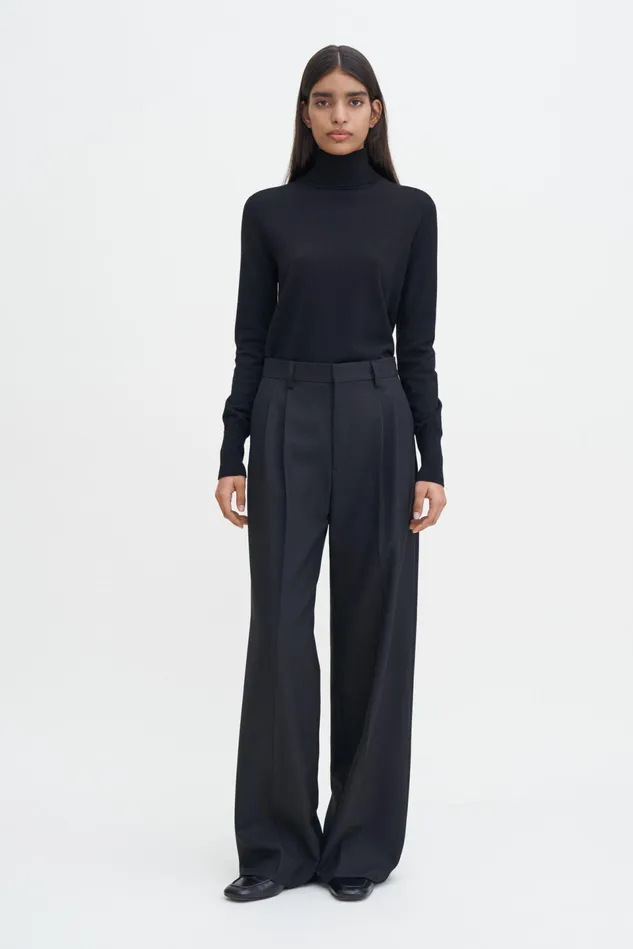 Women Darcey Wool Trousers Black Filippa K Trousers