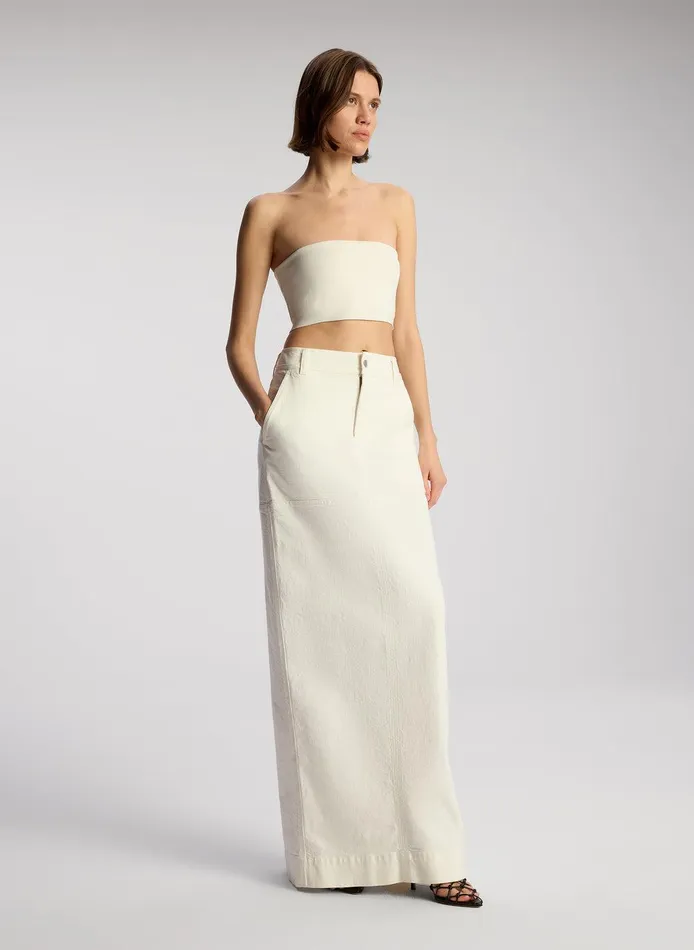 Women Dean Compact Knit Bra Off White ALC Tops