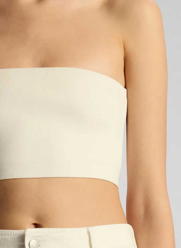 Women Dean Compact Knit Bra Off White ALC Tops