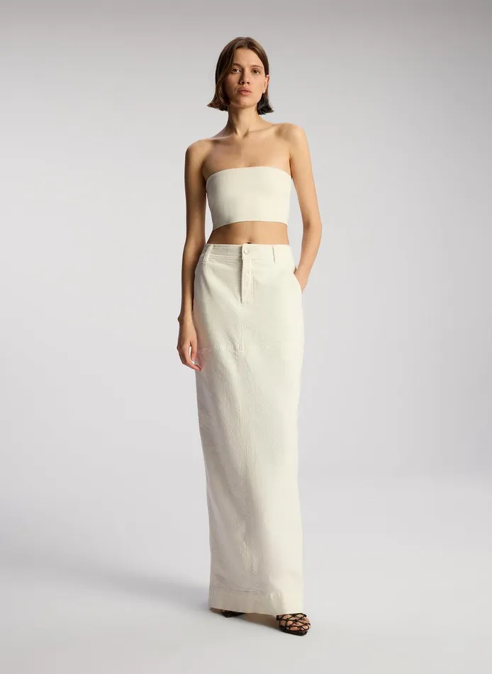 Women Dean Compact Knit Bra Off White ALC Tops