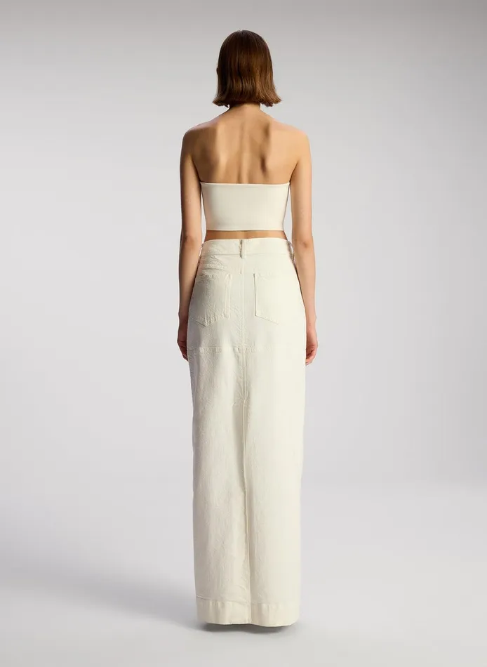 Women Dean Compact Knit Bra Off White ALC Tops