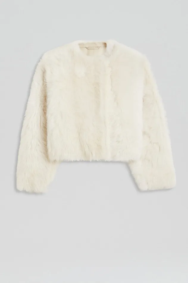 Women Denim Scanlan Theodore TOSCANA COCOON JACKET CREME