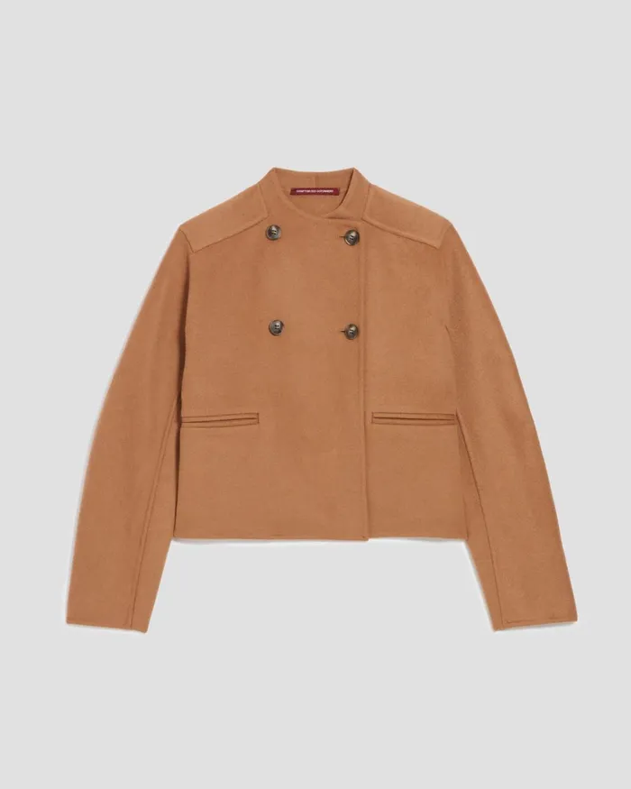 Women DoubleSided Jacket Toasted Coconut Comptoir Des Cotonniers Coats and Jackets Women DoubleSided Jacket Toasted Coconut Comptoir Des Cotonniers Coats and Jackets