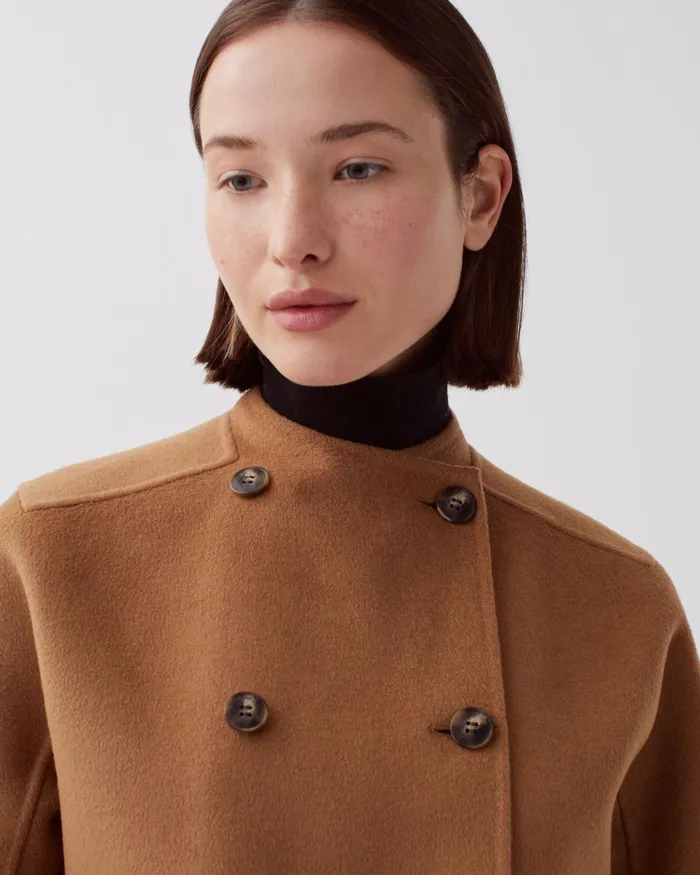 Women DoubleSided Jacket Toasted Coconut Comptoir Des Cotonniers Coats and Jackets Women DoubleSided Jacket Toasted Coconut Comptoir Des Cotonniers Coats and Jackets