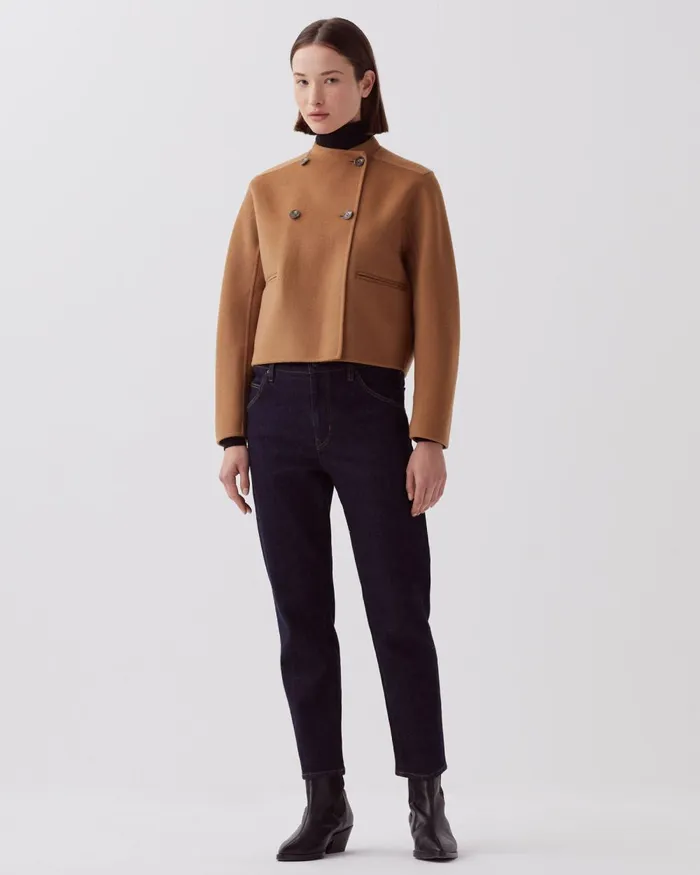 Women DoubleSided Jacket Toasted Coconut Comptoir Des Cotonniers Coats and Jackets Women DoubleSided Jacket Toasted Coconut Comptoir Des Cotonniers Coats and Jackets