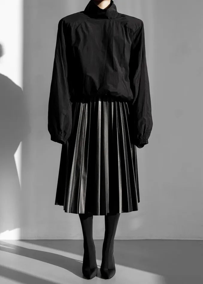 Women Doyle Mockneck Anorak 8211 Black The Frankie Shop Outerwear