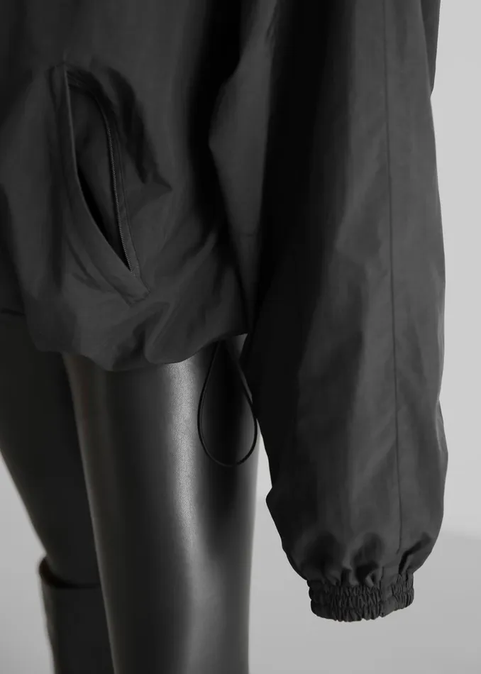 Women Doyle Mockneck Anorak 8211 Black The Frankie Shop Outerwear