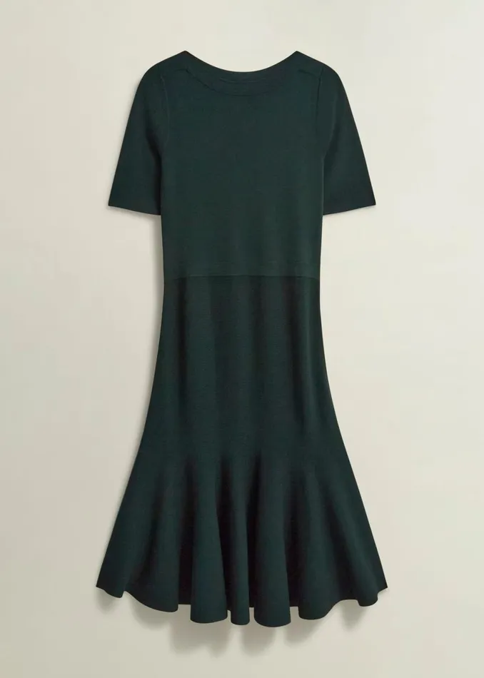 Women Dresses and Jumpsuits Hobbs Abbie Knitted Dress Samphire Green