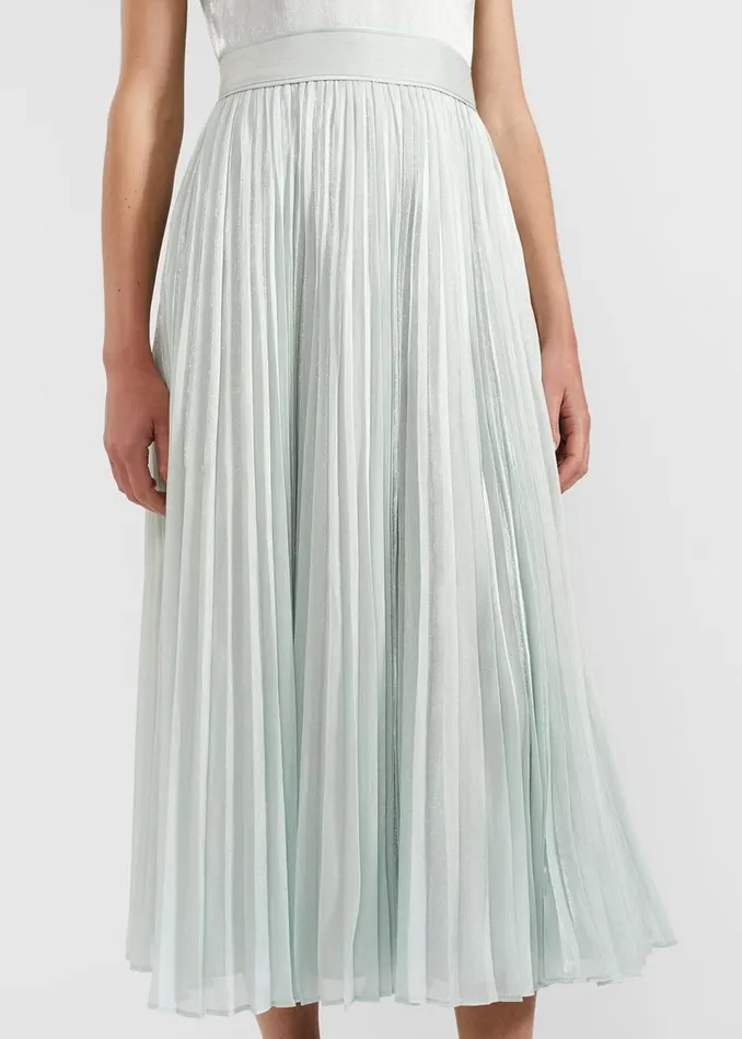 Women Dresses and Jumpsuits Hobbs Alexandra Pleated Dress Sage Green