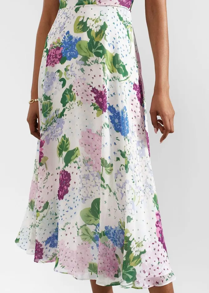 Women Dresses and Jumpsuits Hobbs Carly Floral Dress Ivory Multi