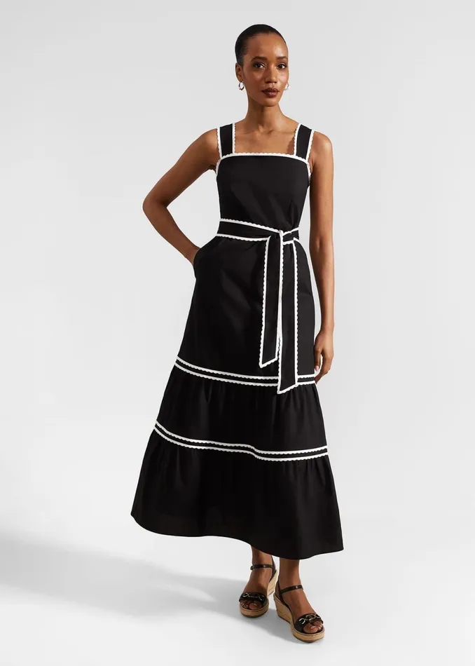 Women Dresses and Jumpsuits Hobbs Chloe Dress Black Ivory