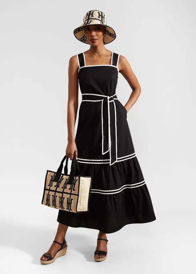 Women Dresses and Jumpsuits Hobbs Chloe Dress Black Ivory