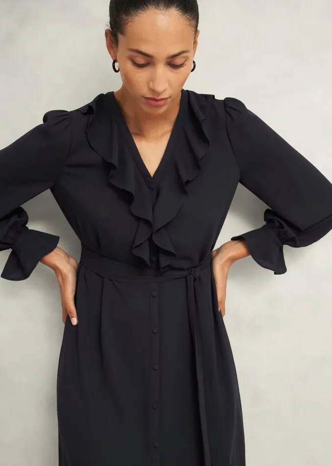 Women Dresses and Jumpsuits Hobbs Maisie Dress Hobbs Black