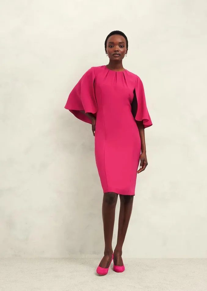 Women Dresses and Jumpsuits Hobbs Rhiannon Dress Zinnia Pink