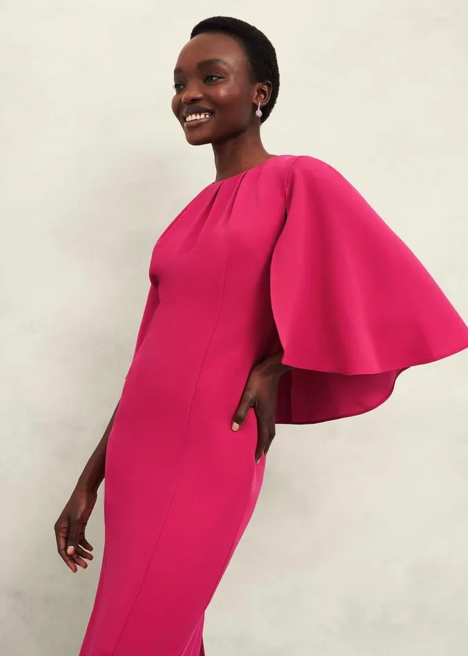 Women Dresses and Jumpsuits Hobbs Rhiannon Dress Zinnia Pink