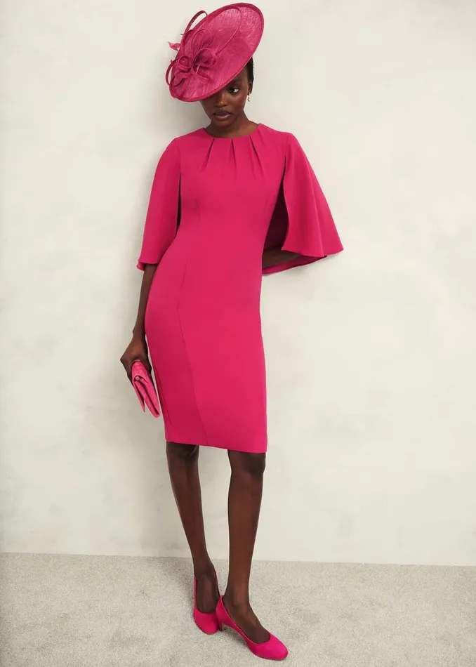 Women Dresses and Jumpsuits Hobbs Rhiannon Dress Zinnia Pink