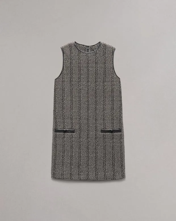 Women Dresses and Skirts Rag and Bone Frances Tweed Mini Dress Black Multi